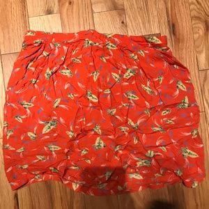 Many Belles Down Orange skirt